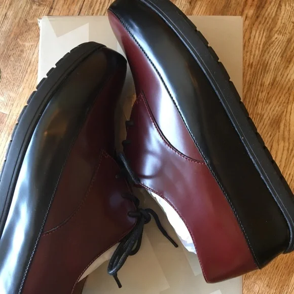 NWT FitFlop Beau Derby Hot Cherry Oxford Size8 - Picture 4 of 12